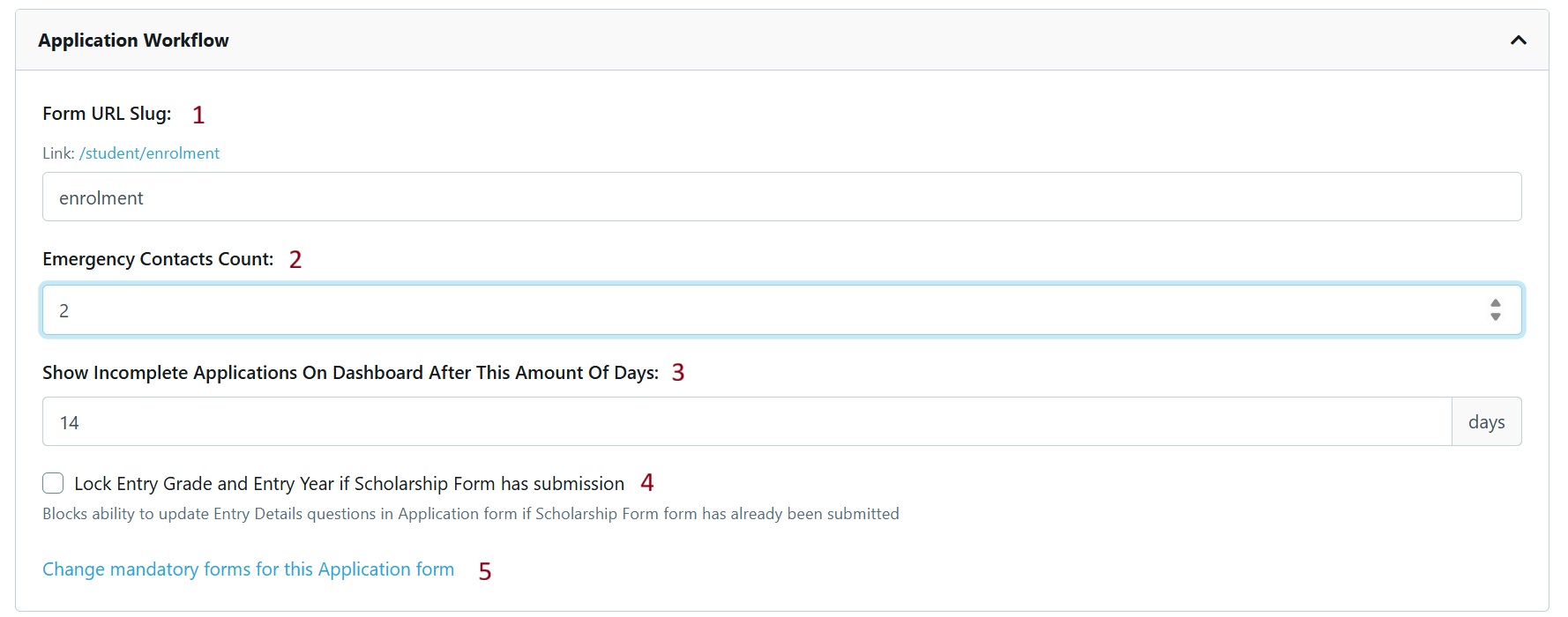 Application Workflow