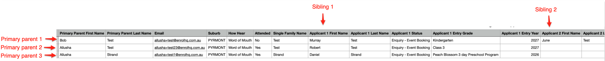 CSV example 2 Event Booking Mar 2025