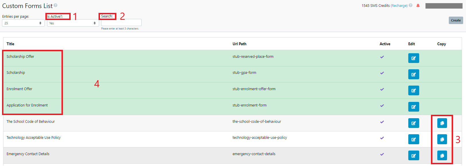 Custom form - duplicate