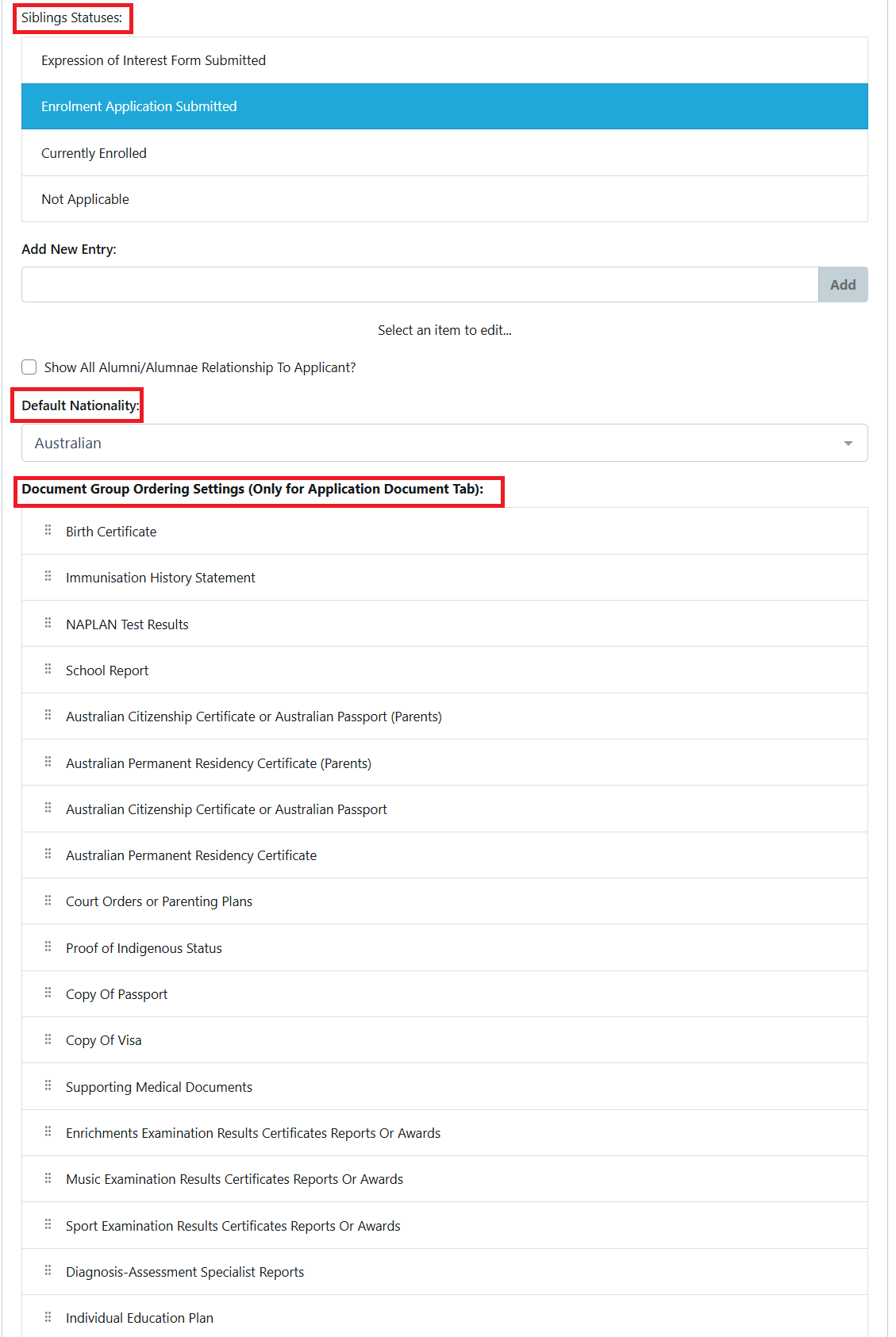 Settings - Field Option part 2 2024