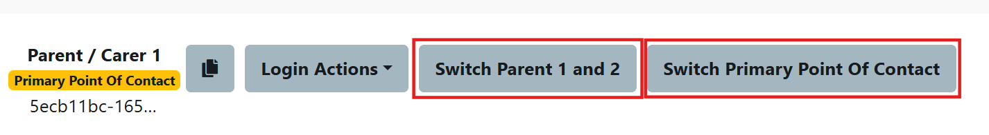 User Parent - Switch parents or primary point of contact Oct 2025