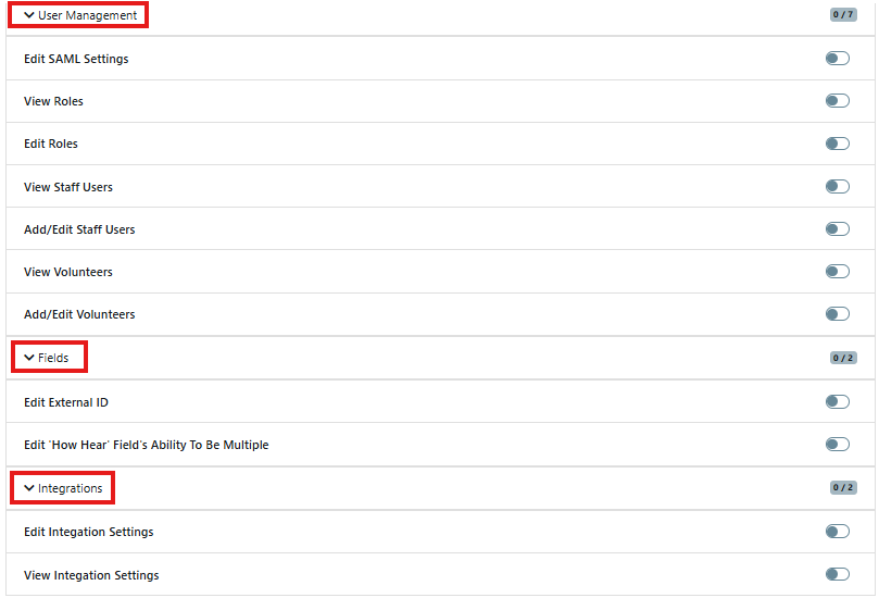 User permission setting 8