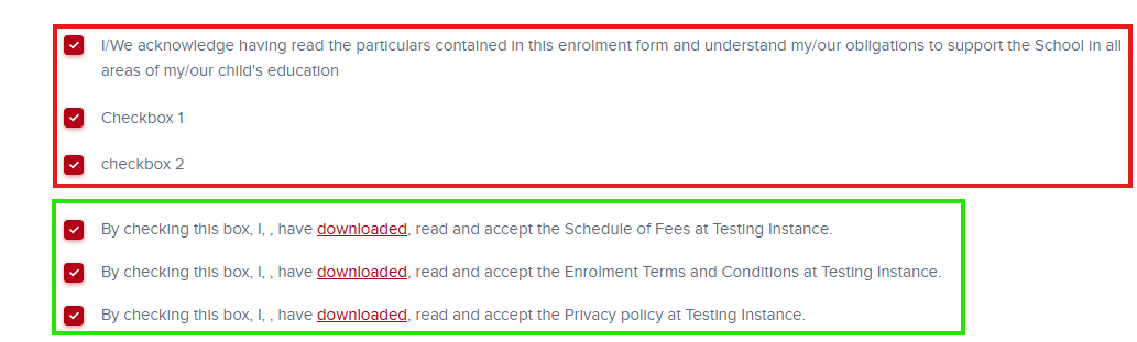 example preview of sample to link policy documents May 2025
